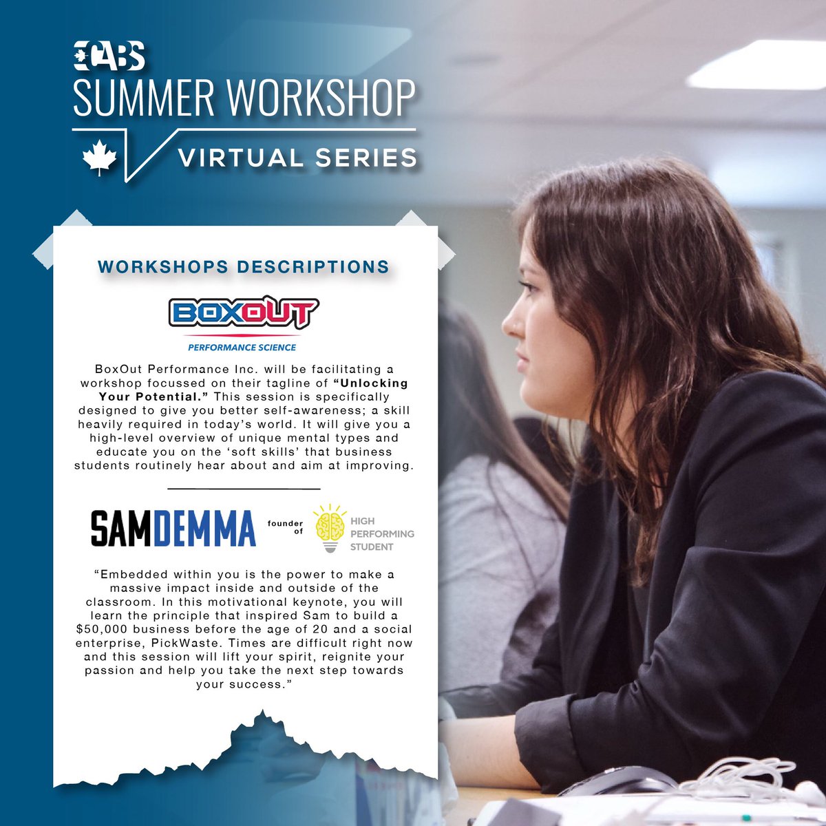 CABS is hosting a Summer Workshop Virtual Series for BSA Executives across the country this Saturday, June 27th (2-7pm EST). The sessions will focus on knowledge sharing and team development.

Please check your email for more information and for the link to sign up!
