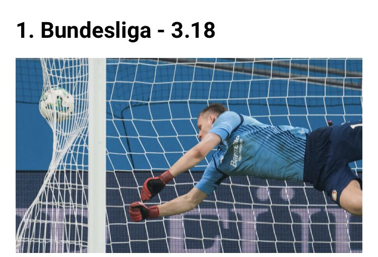 Secondly, despite the premier league being worse defensively as we just saw, there’s also less goals.Maybe I’m not drawing the right conclusion here, but I believe that just shows the Bundesliga is better offensively then the premier league as well. Also look at the top Scorers