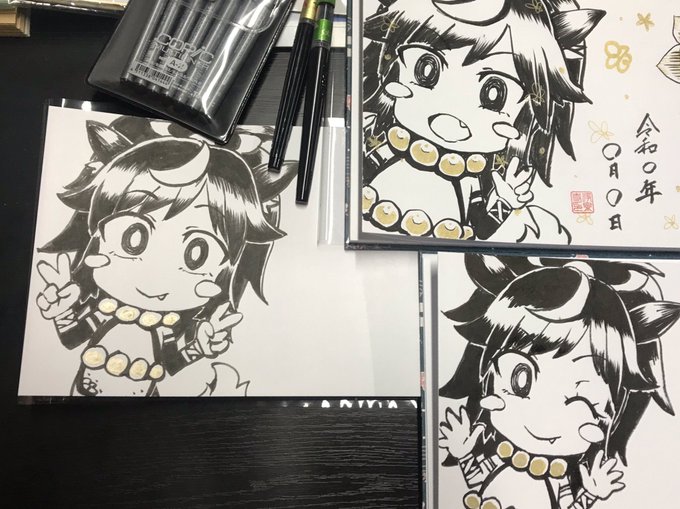 馬頭ちゃんを描きまくる人生を送ってる 