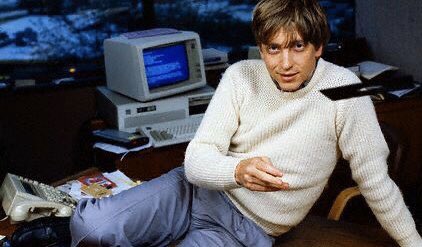 Windows 1.0 photo shoot in 1985: