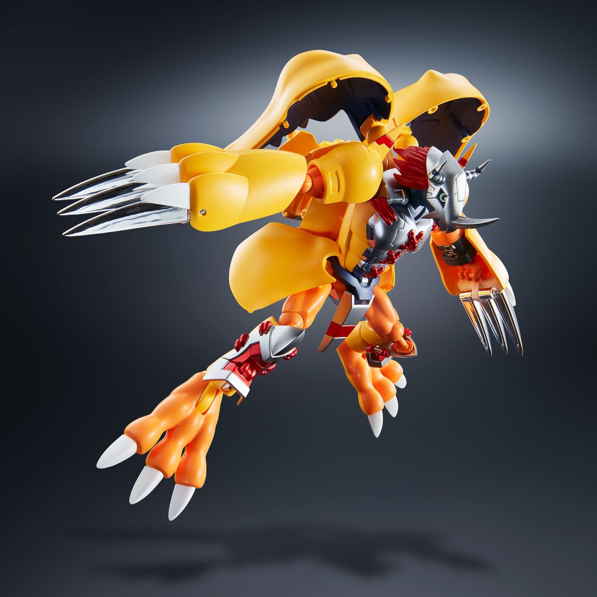 GIVEAWAY-Tonight concludes our digital event, so we'll be doing a couple giveaways today. First Up Wargreymon <Agumon> Digivolving Spirits from #Digimon. To enter;
🦖Be Following <a href="/TamashiiNations/">TamashiiNations</a> &amp; <a href="/BluefinBrands/">bluefin brands</a> 
🦖RT &amp; Like this post
🦖Tell us your favorite Digimon &amp; tag 2 pals