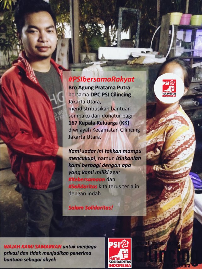 psimyid's tweet photo. (5/5) Salam Solidaritas!
#PSIbersamaRakyat
#AgungPratamaPutra
#PSIjakarta
#PSIjakartaUtara
#SolidaritasLawanCovid
#PSIcilincing https://t.co/PD8KjtGvqc