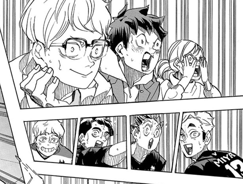 [ haikyuu 398 ]

WOW TSUKKI'S SURPRISED FOR ONCE ? 