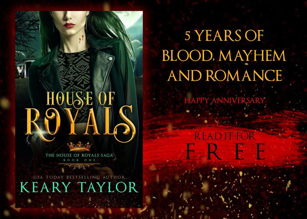 House of Royals released on this day 5 years ago. I never would have imagined that this would evolve into a 12 book series, but man, I loved every second of being in this world.  Grab it now for free!
Amazon: amzn.to/1PKvtmc
Audible: adbl.co/1SKdwEW