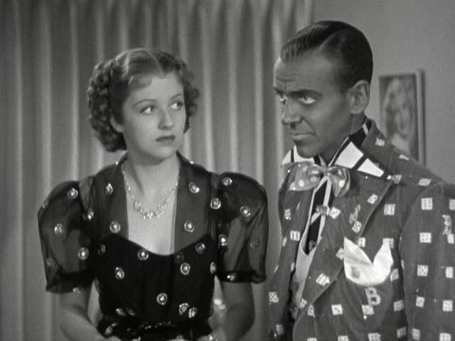 Lots of movies contain actors in “blackface”, here an example being Fred Astaire in the movie Swing Time. This scene was just a throw-away sketch – but also thrown away with it as some of the most iconic dance sequences which Fred and Ginger made together.