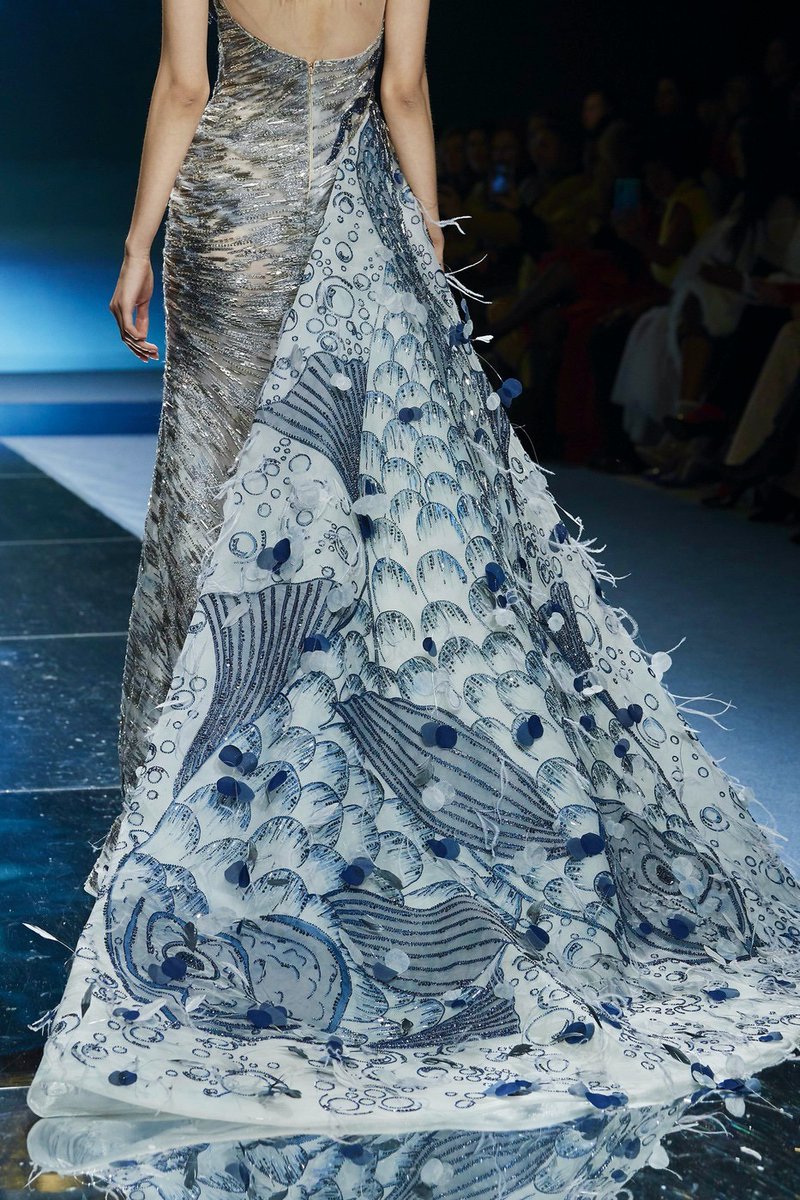 FashionweekNYC's tweet photo. Exquisite Details from the Ziad Nakad Couture Spring 2020 Collection 😍😍😍 https://t.co/HOcXJsuthD