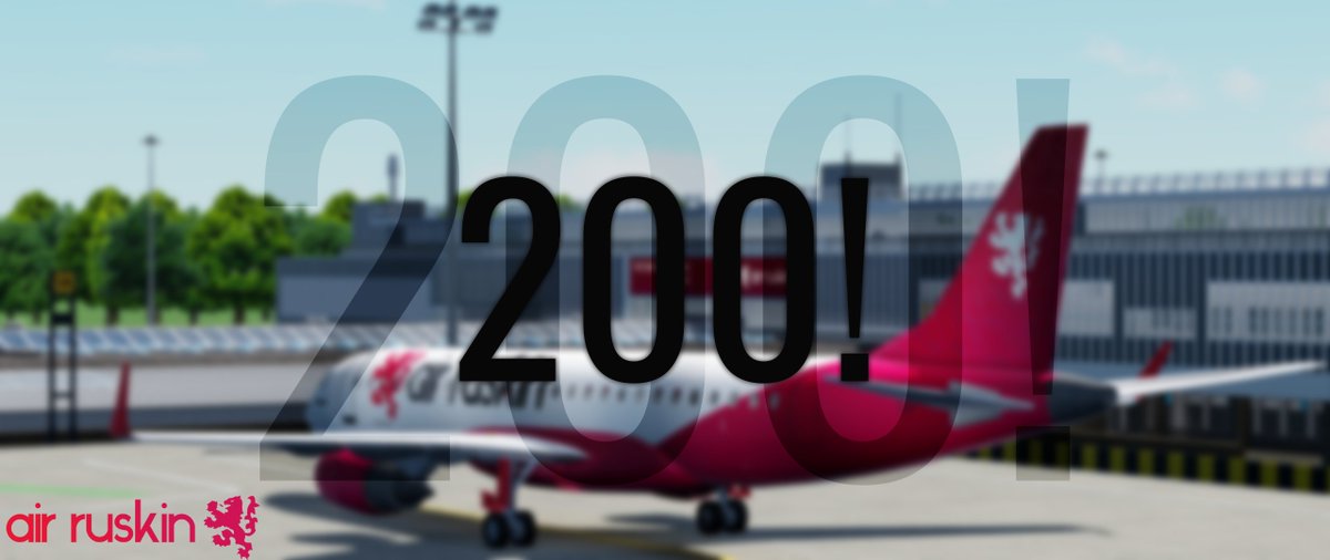 Thank you for 200 members! Here's to 200 more. #AirRuskin