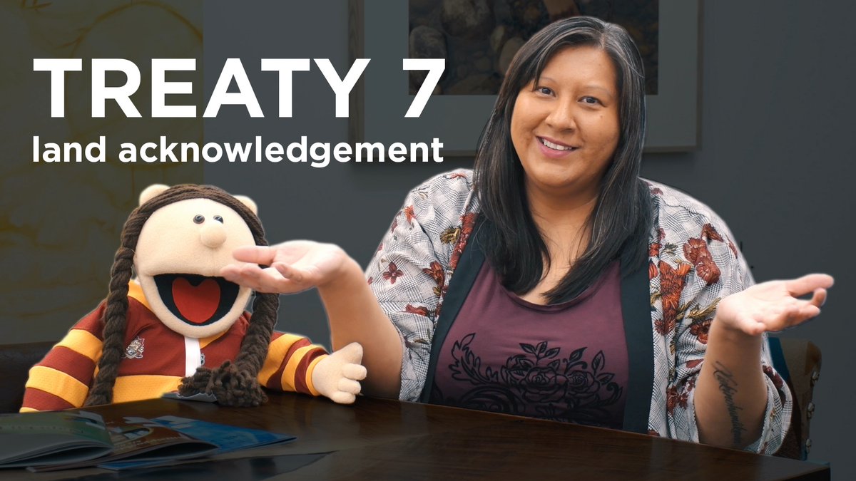 June 21 is National Indigenous Peoples Day. Want to learn more about our #Treaty7 neighbours to celebrate? This simple land acknowledgment is an easy introduction into the history of the lands we now call Calgary: bit.ly/35Pwi8r #yycindigenous #calgarylibrary