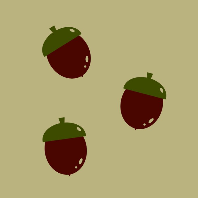 ドングリのtwitterイラスト検索結果