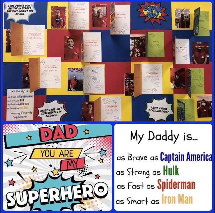 roxanneg824's tweet photo. Happy Father’s Day to all my Target super hero’s! You work hard everyday to make sure our guests always leave happy. I hope your day is full of joy as you spend time with your little ones ❤️ https://t.co/4D6ihSvgQ6
