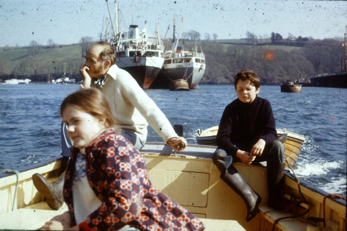 My first Fathers day without him. Thanks for giving me the love of Ships &amp; the Sea Dad ! (also featuring @TamsinThomas2 !!