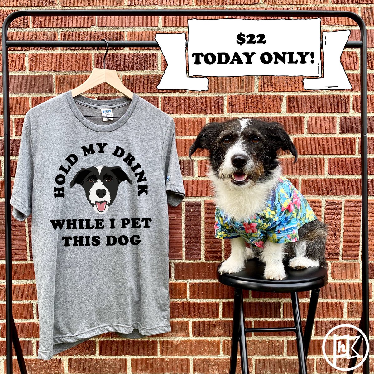 OriginalHustle_'s tweet photo. 🐶NEW RELEASE🐶 Today is National Dog Party Day!  What a perfect pairing with Father's Day.  We wanted to give Stan some love for being such a loyal employee!  Hold our drink.....

Available in unisex and Ladies Relaxed Fit! https://t.co/6uOD6ct0Wi
