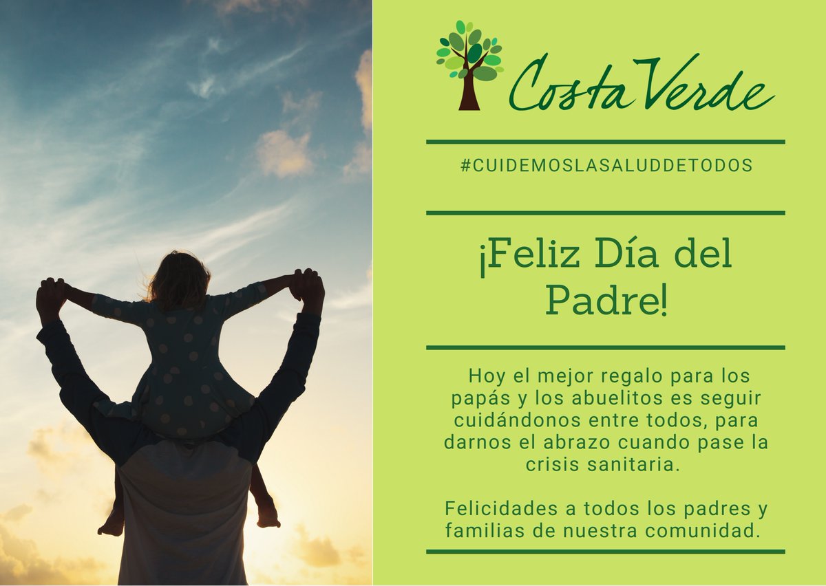 #FelizDiaDelPadre #CuidemosTodosDeTodos #CuidemosLosAbuelos #PanamOeste #CostaVerde #CelebremosConSeguridad #ComunidadSaludable #AmorAPapa #AmorEsCuidar