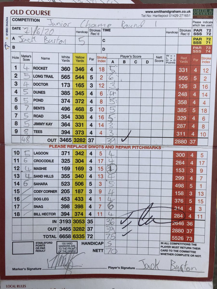 JackBgolf's tweet photo. First Hole In One today, buzzing, at @SeatonCarewGC Junior Club Championship 🏌️‍♂️🥳 @DHCEDS @stormygraeme @jamesharpergolf @CoachingDurham @wynyardgolf https://t.co/jcDswqn2WJ