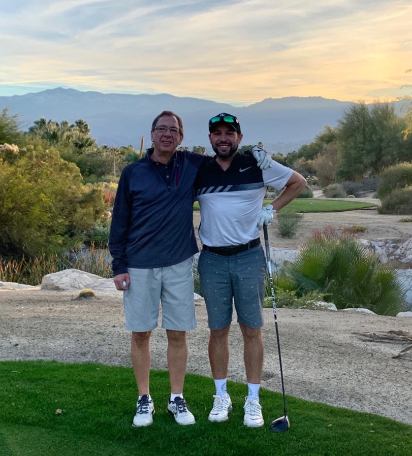 Patack03's tweet photo. Where it all started, was with you 🏌🏽♂️🙋🏽♂️ Thanks for introducing me to my dream career Dad #GolfForLife #LetsPlayMore #RoleModel https://t.co/xCF9gBkFWW