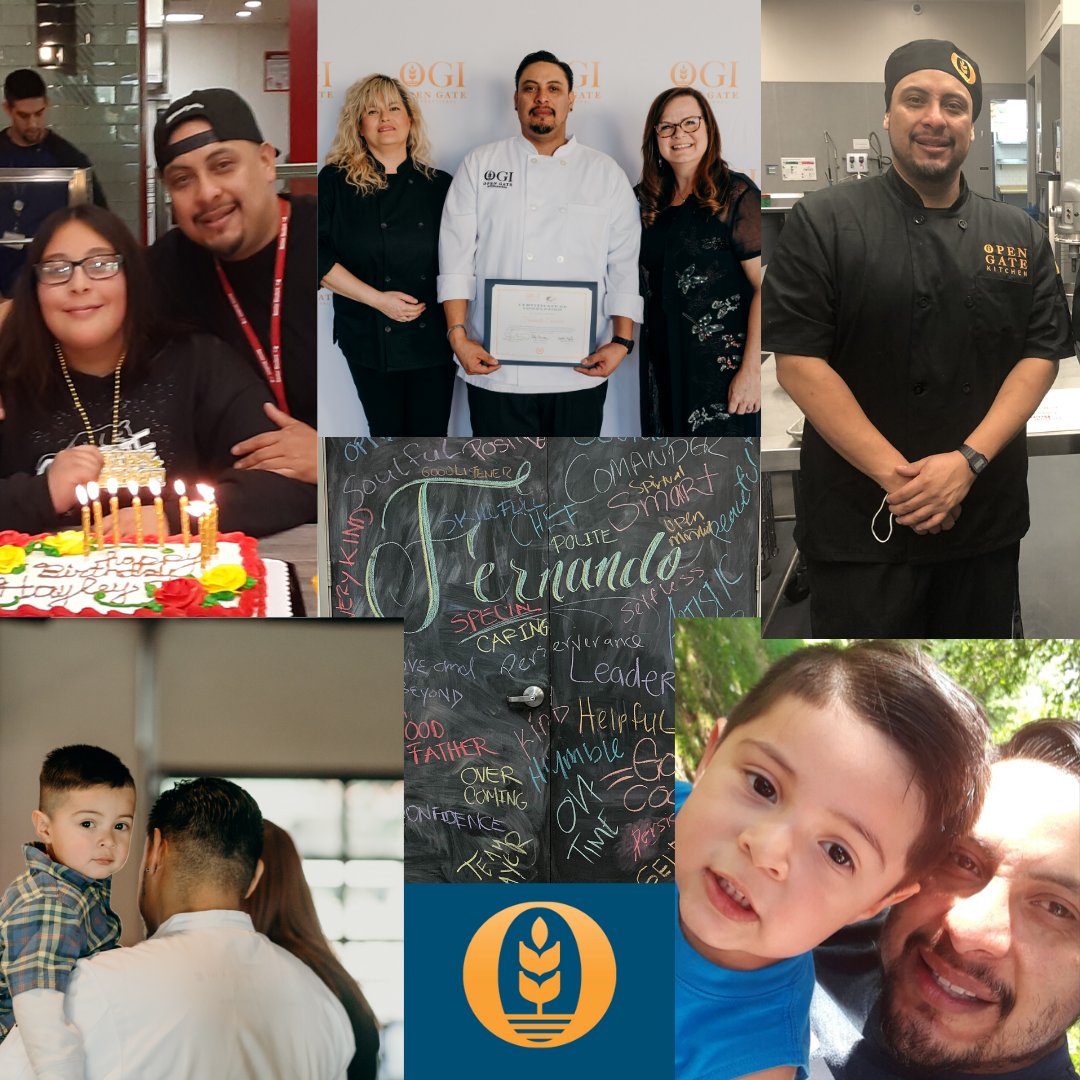 OpenGateIntl's tweet photo. Head over to our Facebook page to read Fernando's inspiring story of how he went from living under a bridge in Redlands as an addict to winning the coveted Leadership Award at Open Gate International's Culinary Arts Program! Happy Father's Day!
#OpenGateIntl #HappyFathersDay https://t.co/FFeqNEpBc7