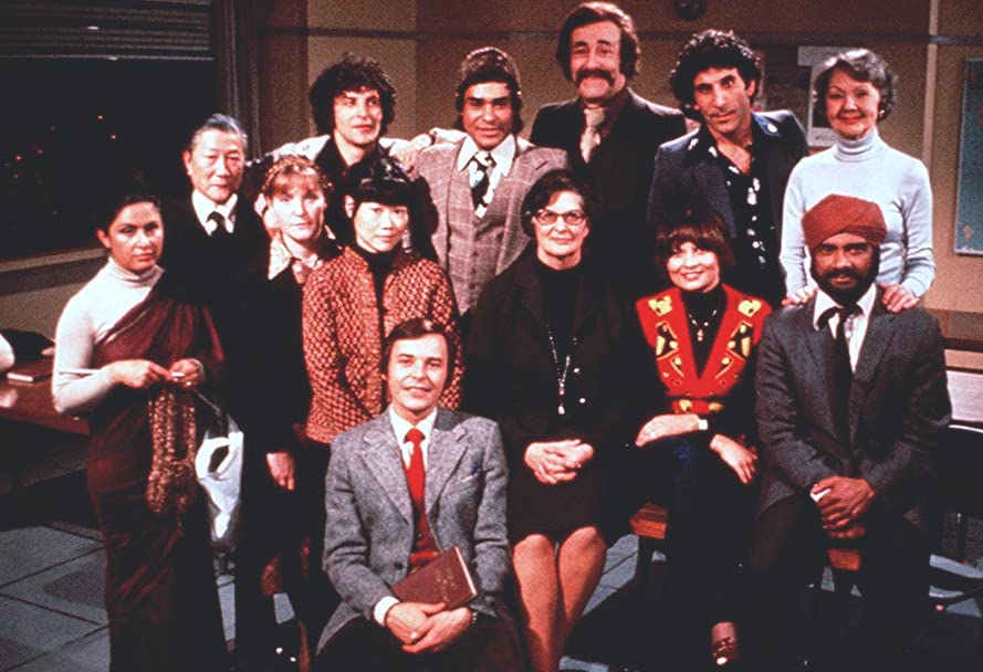 Mind Your Language was a must-see comedy on Saturday afternoons on ITV in the late 70s. Centered on an adult education English Language class, every stereotype was in full force. The comedy was innocent and enjoyable, but never spiteful.