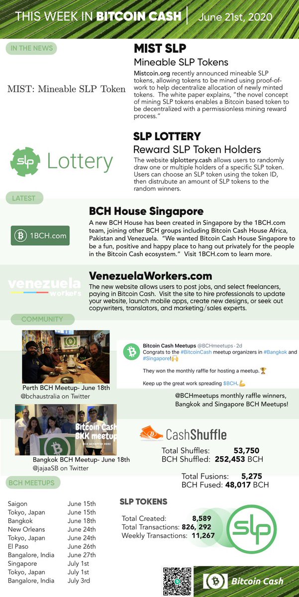 This Week in Bitcoin Cash 🌴