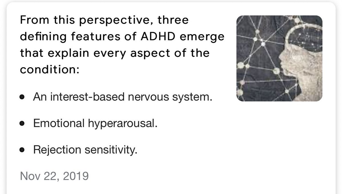 ADHD is trending! let’s talk about the article that finally helped me understand how my ADHD brain works (i was diagnosed ~10 years ago). this article asks “what do people with ADHD experience that other people do not?” here are the 3 things: