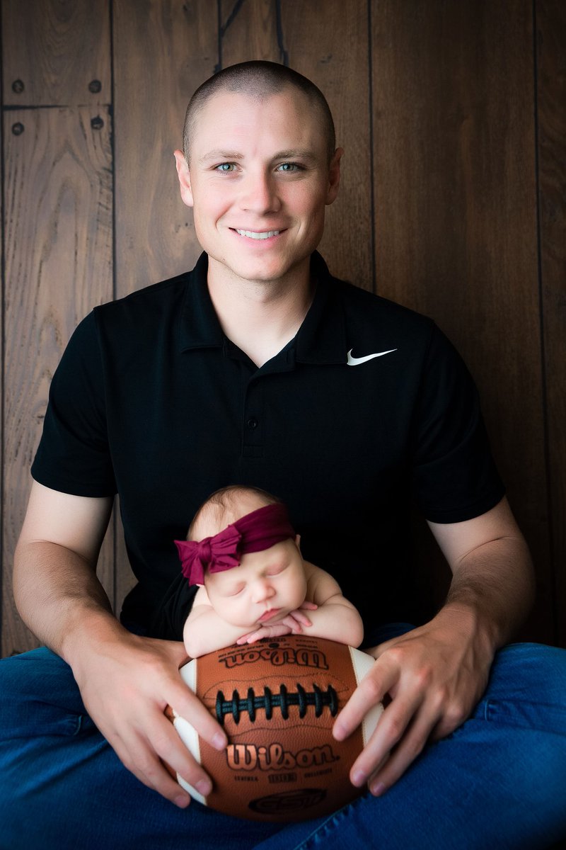 Happy 1st Father's Day to the dad who does it all! From head coach, to grad student, to husband, to dad,  you somehow find a way to thrive at it all! Cortlyn and I are so lucky to have you! We love you lots!