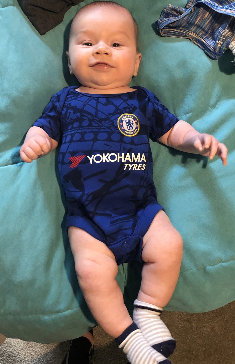 TraceSchewe's tweet photo. First Father’s Day, watching @ChelseaFC with this guy. Couldn’t be better! #MyPLSummer https://t.co/i70UTMta5u