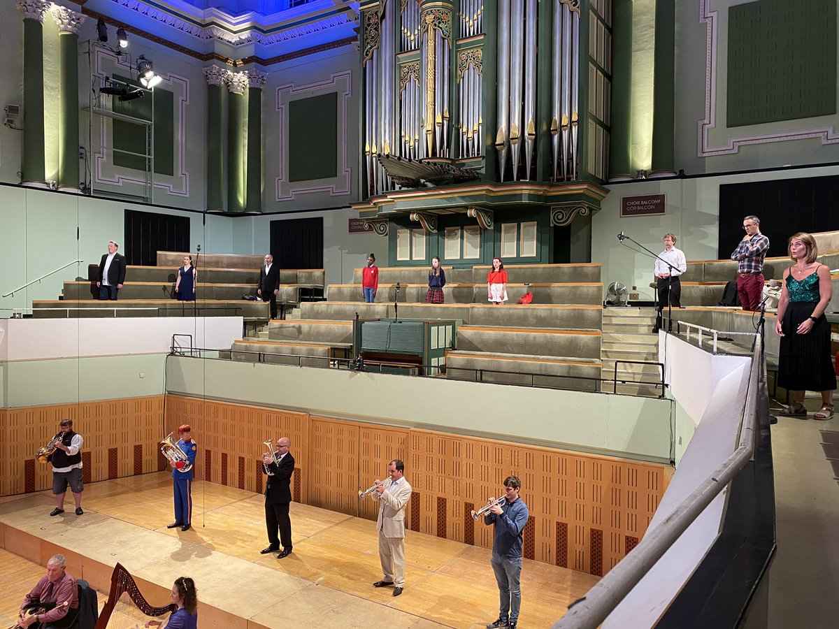 ChoirNCC's tweet photo. @ChoirNCC , represented by 3 talented young singers, are so proud to be taking part in this special launch in the NCH at 6pm, a marvellous musical tribute to our frontline workers!!! #OdeToJoyIE #EuropeanMusicDay https://t.co/g77YRio8tQ
