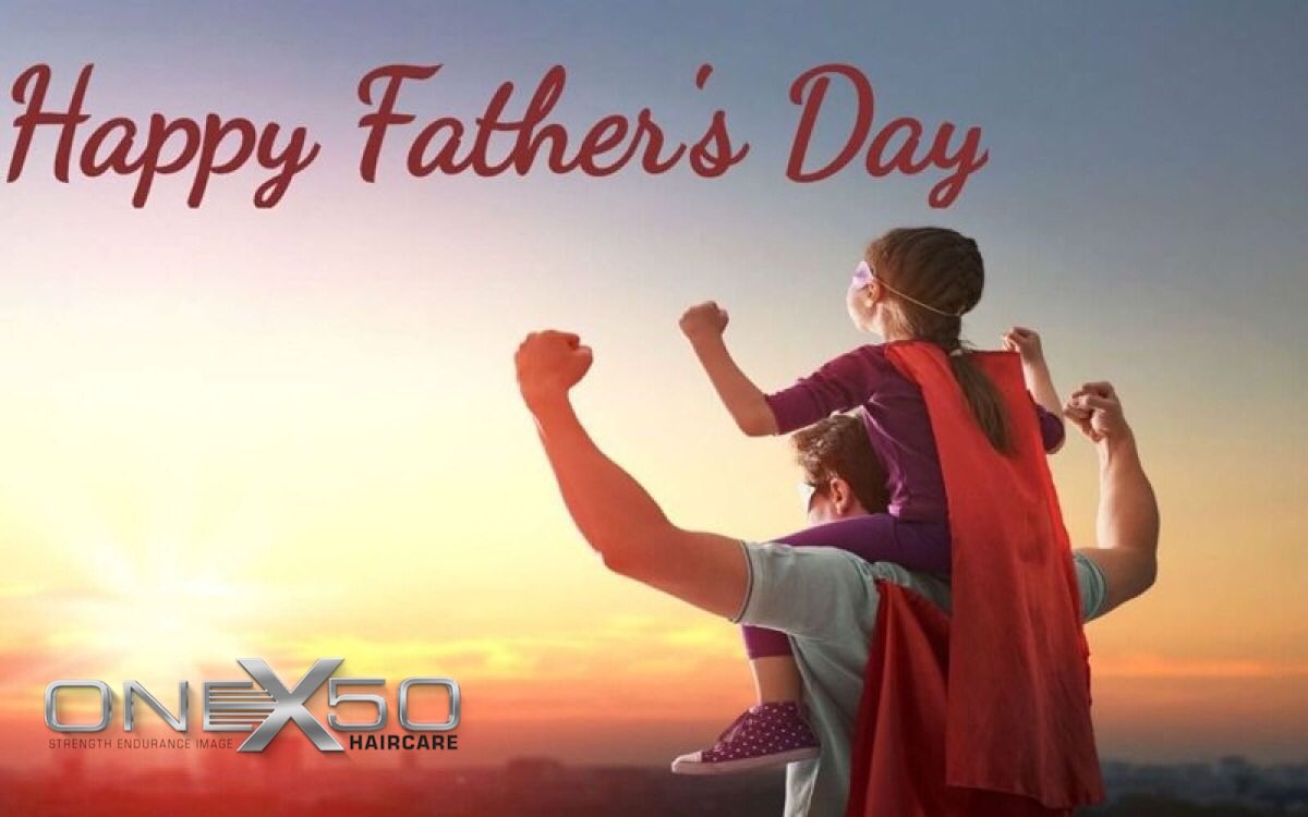 HAPPY FATHER’S DAY! 🧔🏻👔👨🏽
A good father is one of the most unsung, unpraised, unnoticed, and yet one of the most valuable assets in our society. -Billy Graham 
#onex50 #slaythespray #haircareproducts #haircareroutine #haircaretips #haircare #FathersDay