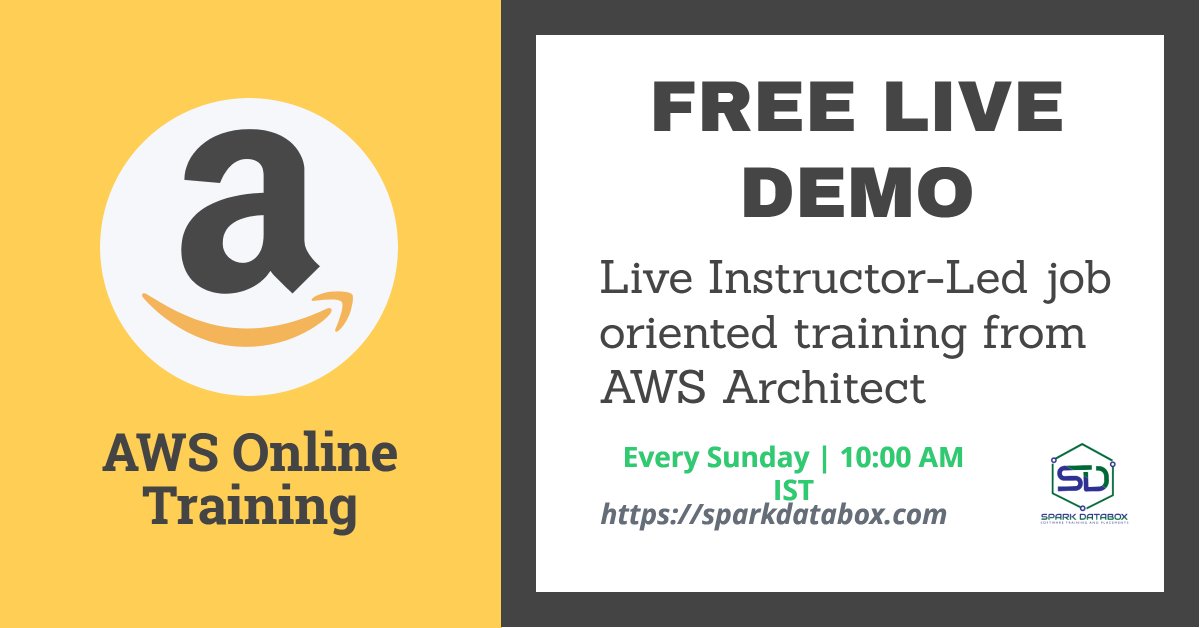 sparkdatabox's tweet image. AWS Classroom:classroom.sparkdatabox.in/b/adm-4mj-gtv