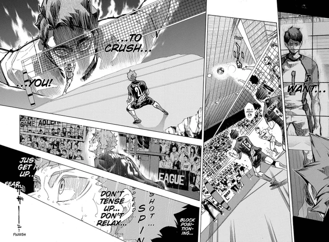 hq chapter 398
.
.
.
.
THR WAY HE CALMED HIM SELF DOWN ENOUGH TO RECEIVE YHE BALL PERFECTLY *SO FAST* AUGHHH HINATA SHOYO I LOOK UP TO YOU SO MUCH 