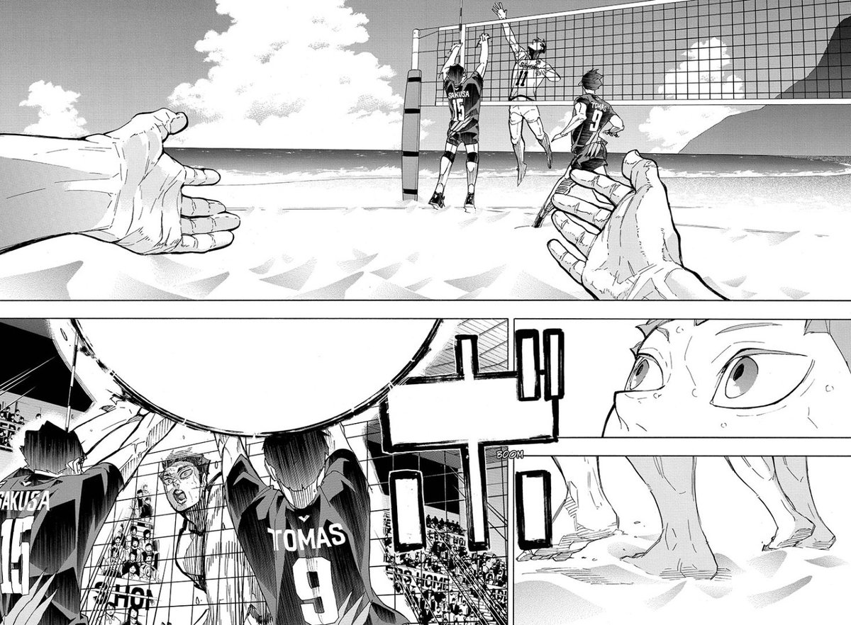 hq chapter 398
.
.
.
.
THR WAY HE CALMED HIM SELF DOWN ENOUGH TO RECEIVE YHE BALL PERFECTLY *SO FAST* AUGHHH HINATA SHOYO I LOOK UP TO YOU SO MUCH 