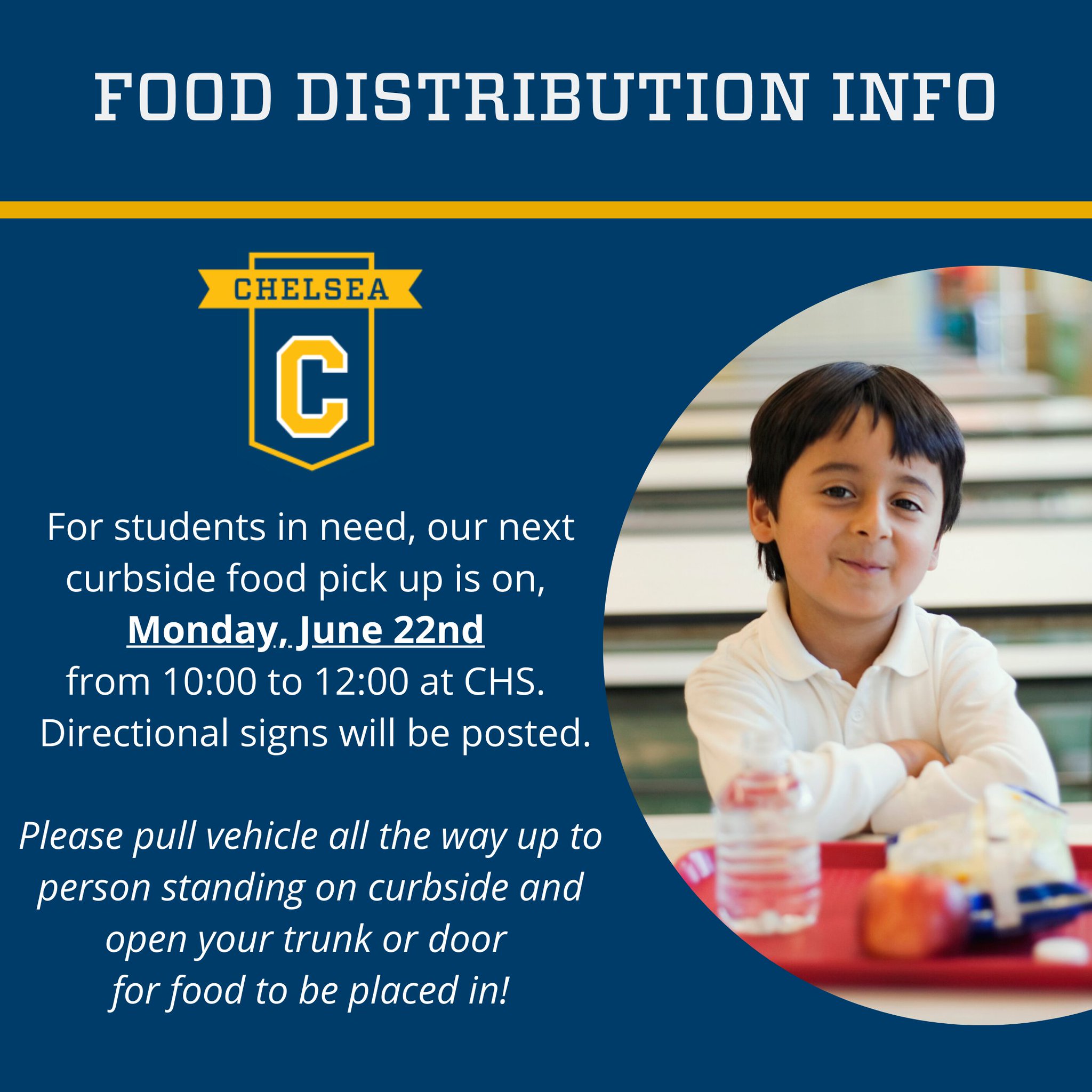 Chelsea School District on Twitter "A reminder, our next food