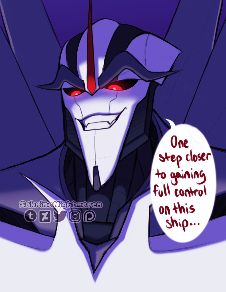 SabbyNightmaren's tweet photo. Looks like someone's plan is working out perfectly 👀 
#Transformers #Transformersprime #starscream #artists #digitalart #fanart #tfp #doodle https://t.co/qNWqDurwWb