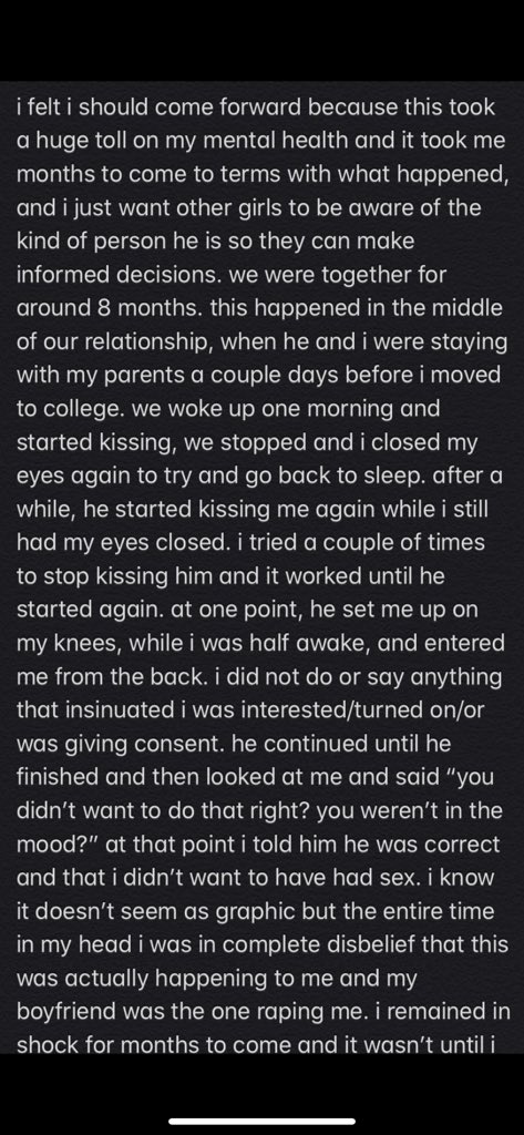 local_exposer69's tweet photo. Nico Velasquez is a rapist and he admitted it himself. Nico did not ask for consent and is disgusting. Contrary to what a lot of people think, rape in relationships is possible and does happen.

Insta: @/nico.velasquez1
Twitter: @bigboiibico https://t.co/Azx0SF04Qf