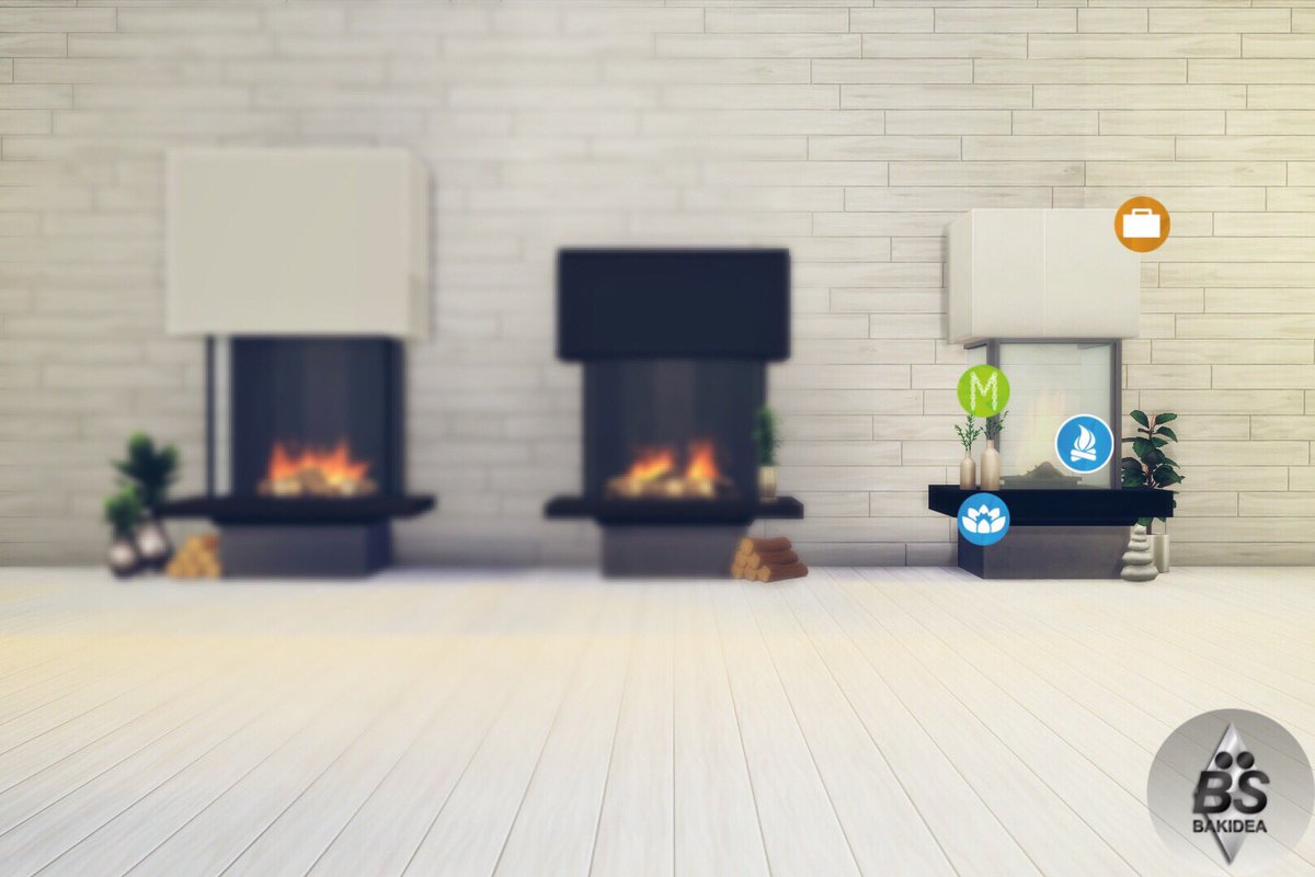 BaakaSims's tweet photo. • MODERN BASE GAME FIREPLACE •

Tutorial Soon
___

Today, I share this Modern Fireplace that you may have seen in my last posts.

I did 3 Styles. 2 with the Base Game and 1 with Packs but you can do more !
___
LAST VIDEO |
• https://t.co/0BEo2iuNPE

#TheSims4 #ShowUsYourBuilds https://t.co/9uSR3JC4jX