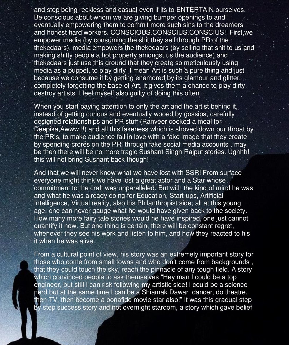 ajay36mittal's tweet photo. You will always remain part of this universe in some way, #SushantSinghRajput!! My only wish now is that you get justice,only than you will get peace! 😢 #RIPSushantSinghRajput #JusticeForSushantSinghRajput #CBIEnquiryForSushantSinghRajput https://t.co/aEfMbTn5MK