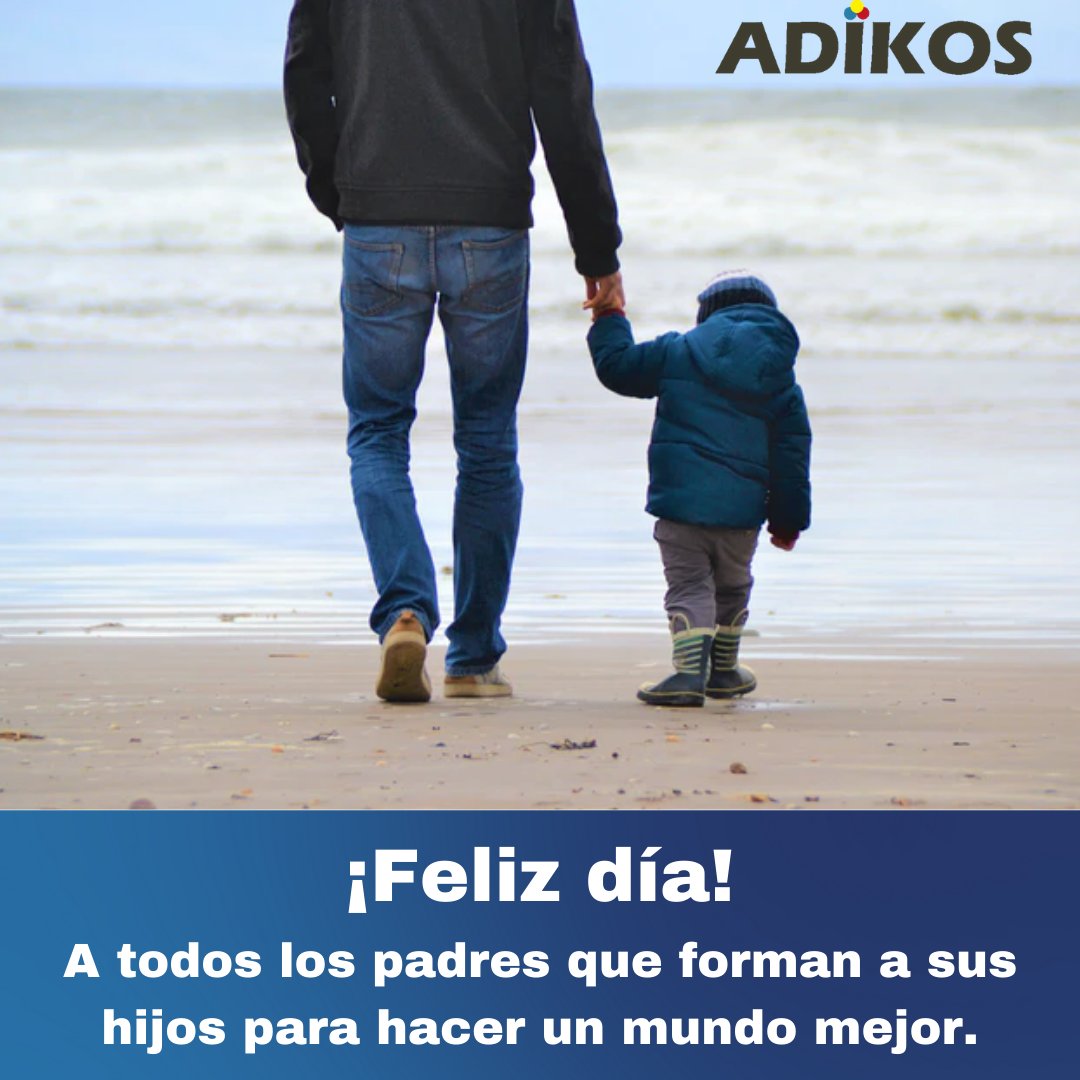 AdikosColombia's tweet photo. Enviamos un mensaje especial a todos los padres, cuyas huellas y ejemplo han contribuido a formar hombres y mujeres que trabajan por transformar el mundo. https://t.co/GXFZzIu0Gx