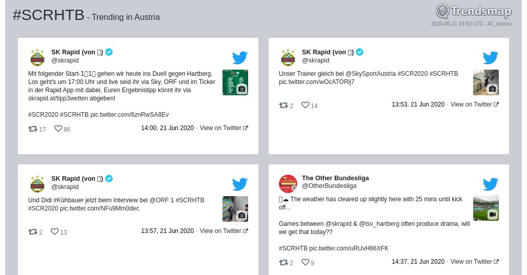 #scrhtb ist jetzt eine tendenz in Austria

trendsmap.com/r/AT_kezrxu