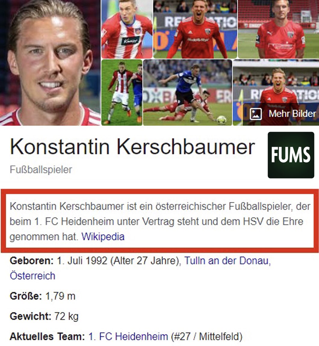 Ok, wer von euch war das?! #Kerschbaumer #FCHHSV #FCH1846 #HSV

___
Ehrenvoll: <a href="/fums_magazin/">FUMS</a>