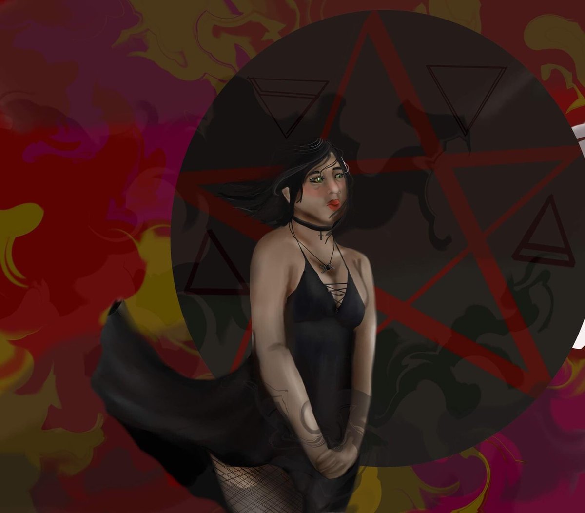 MatsutakeFairy's tweet photo. My new drawing. I made it stoned #aesthetic #mynewdrawing #drawing #art #witch #girl #stoned #drawinghigh #weed https://t.co/LpUJoT4VQt