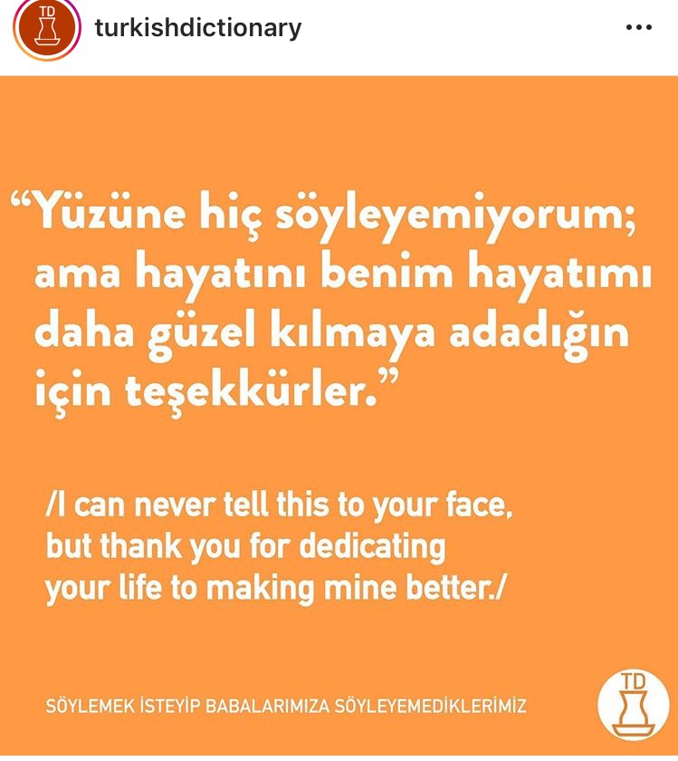 #babalargünü #Turkishdictionary :)