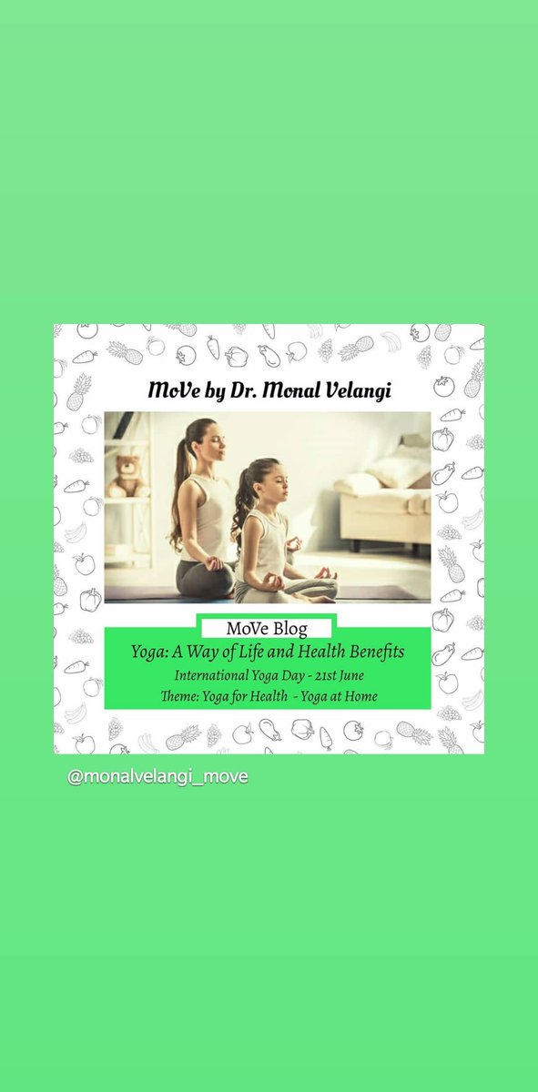 MonalVelangi's tweet image. #MoVetips 
#MoVeblog
Today is International Yoga Day - 21st June:Yoga for health - Yoga at home 
 Click on the link to know more 
monalvelangi.com/2020/06/21/yog…

#yoga #health #healthylifestyle #live #india #yogapractice #internationalyogaday #exercise #fitness #monalvelangi_move
#MoVe