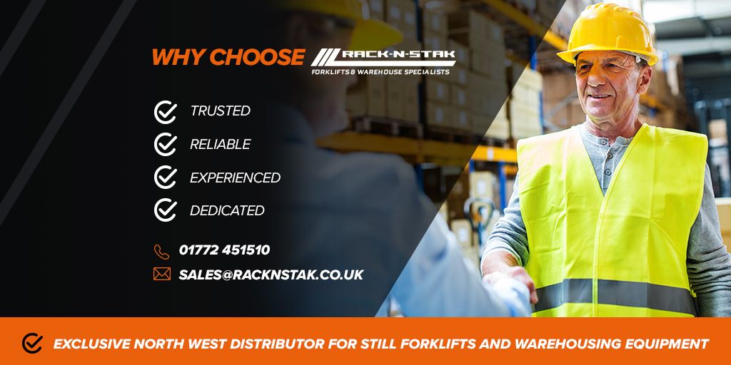 RackNStak_Ltd's tweet photo. We provide a range of equipment solutions that suit your business needs. Monthly repayment options available.
➕Trusted
✳Reliable
☑Experienced
❇Dedicated
☎️ 01772 451510
📧 sales@rack-n-stak.co.uk
https://t.co/tufispPskG
#warehousing #distribution #logistics #solut… https://t.co/1tsl9Wf3I6