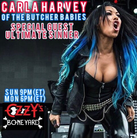 tommylondon's tweet photo. TONIGHT! Kick back with your pop, a cigar and a six pack while I supply the Hard n Heavy soundtrack on @OzzysBoneyard starting at 6pmET/3pmPT also have @carlaharvey from the @ButcherBabies as my special guest #UltimateSinner You don’t wanna miss this one! #FathersDay https://t.co/TaWFDQZ0VF