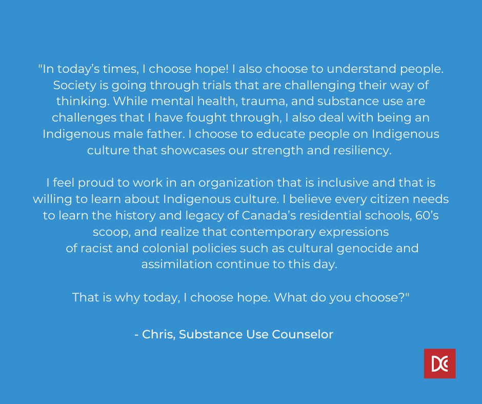 YYCDreamCentre's tweet photo. Today is #NationalIndigenousPeoplesDay in Canada AND Father's Day! We asked Chris, one of our Substance Use Counselors, to share. Chris was born on the Salt River First Nation. He achieved 10 years sober in November and has made an impact on countless lives. https://t.co/5vxSp0PmRq