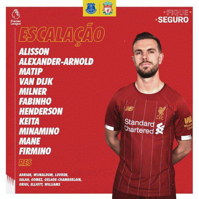 LFCBrasil's tweet photo. Reds escalados para o derby! Vamos com tudo! 🙌🔴

#EVELIV https://t.co/pu9Fj2xUCK
