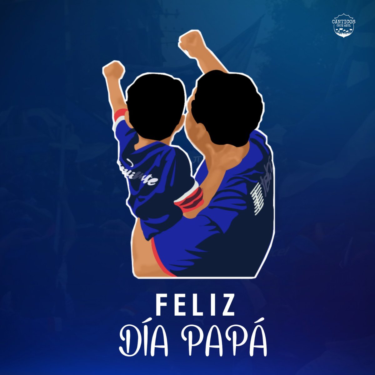 Arriba 94+ imagen feliz dia del padre cruz azul