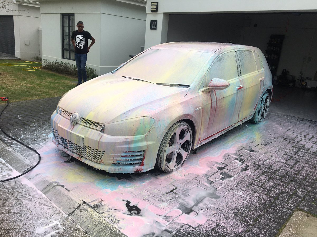 RunnersMonkey's tweet image. Color me Badd, dial a monkey get you some color #carcare #colors #vwgolf #Volkswagen #capetown #Trending #cars #daily #selectivestyles #ChampionFathers #
