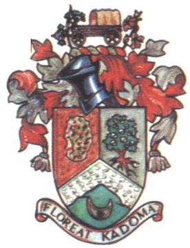 KADOMAMOTTO: May Kadoma FlourishRHODESIAN NAME: GatoomaMEANING:Named after Chief KATUMA, who was the chief in that area at the timeChief Katuma is represented on the town's coat of arms by the mountain bearing his name and the chief's badge of office