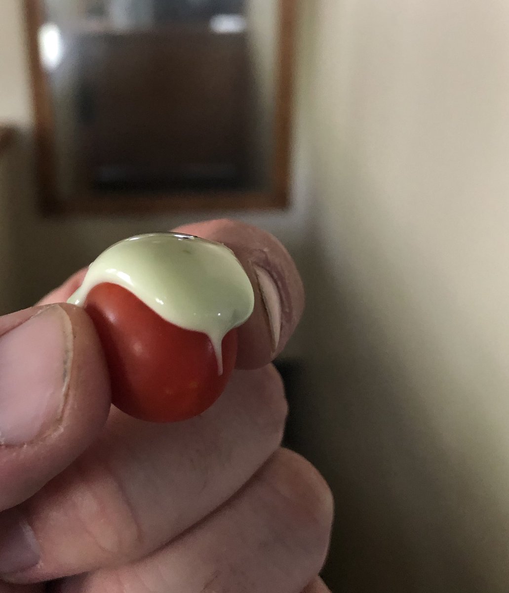 CapsBlue_Silver's tweet image. I put some dressing on a tomato. All I can think now is CHI-NA! #TrumpMeltdown