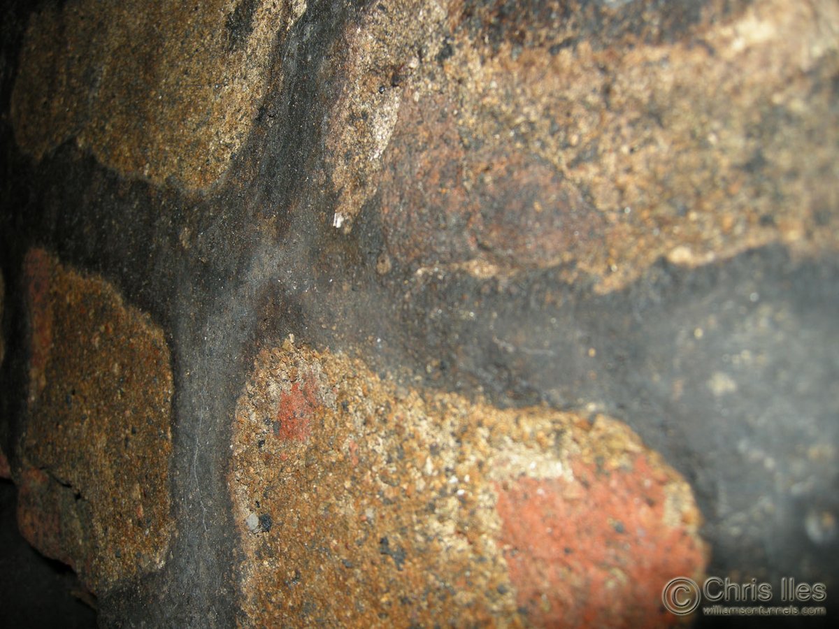 5 – ...Another Tunnel discovered on Mason Street quite by accident.A small dip in the ground was found to lead into a previously unknown Tunnel. These photographs were taken by lowering a small camera down this hole into the previously unknown Tunnel